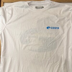 Costa Men's White Long Sleeve fishing shirt